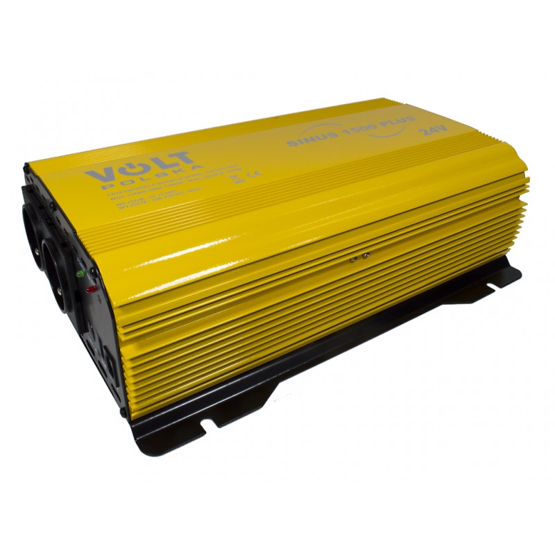 Invertor auto Convertor de tensiune SINUS PUR 1500 PLUS (24V / 230V 1000 / 1500W) VOLT POLSKA
